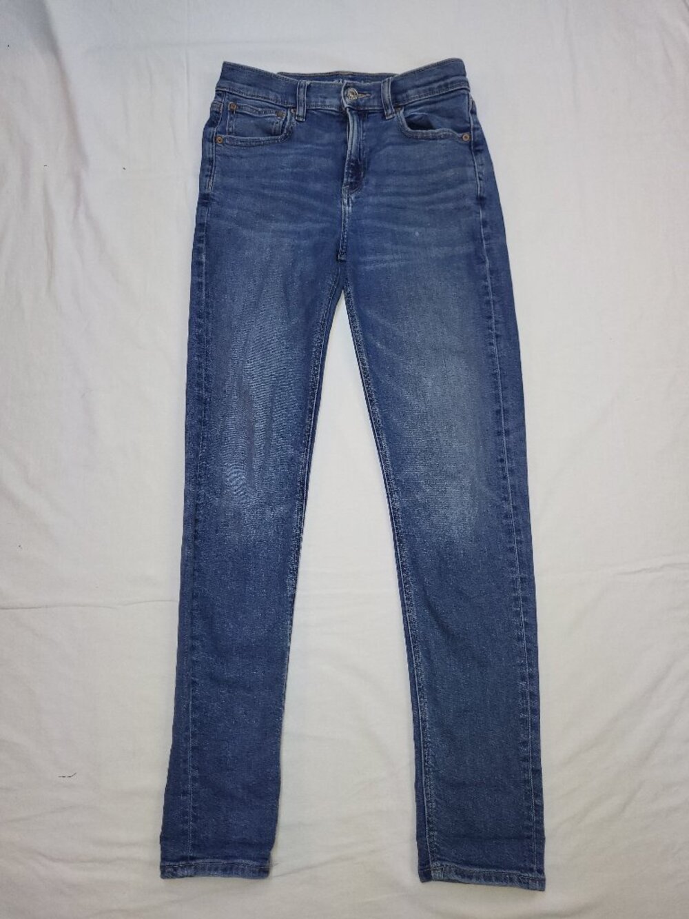 American Eagle Stretch Blue Denim Jeans Size US 2 Regular